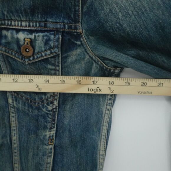 Madewell The Jean Jacket‎ Womens M Storm Cloud Wash Denim Classic 90s Y2K - Picture 3 of 13